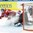 UFA, RUSSIA – DECEMBER 30: Czech Republic's Michal Svihalek #28 crashes into Latvia's Ivars Punnenovs #25 during preliminary round action at the 2013 IIHF Ice Hockey U20 World Championship. (Photo by Richard Wolowicz/HHOF-IIHF Images)